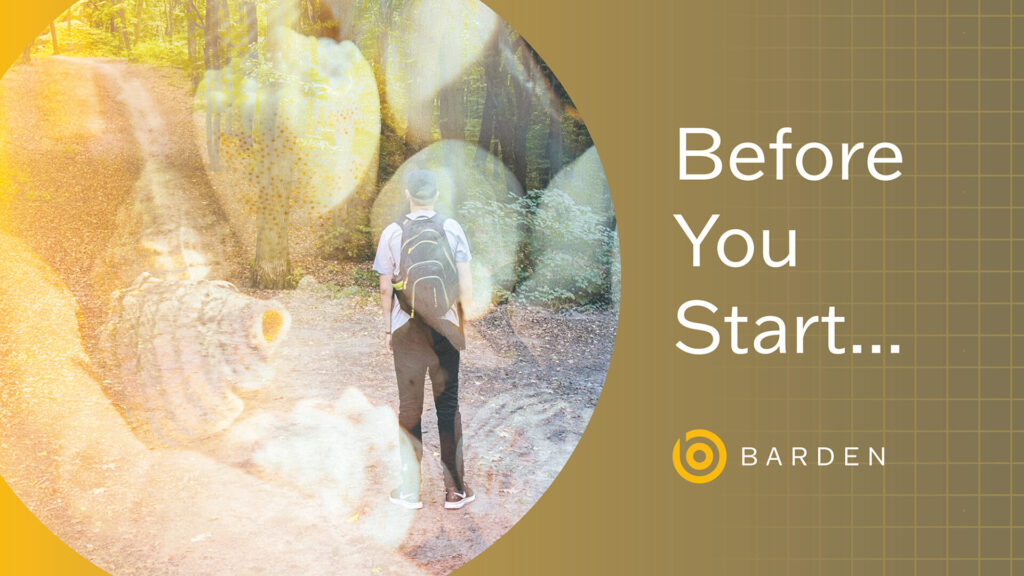 Before you start...